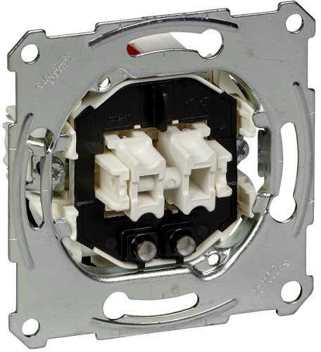 Выключатель с подсветкой без накладки без рамки Schneider Electric Merten Antique 2-кл.1 п. картинка